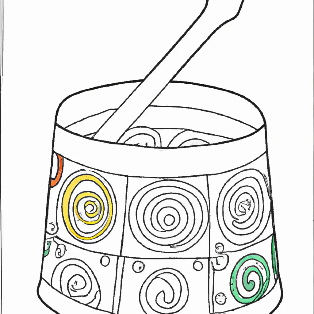 Diversão Garantida! Pinte a Lata e Colora seu Dia! Desenho para colorir desenhos lata arte criativa divertida