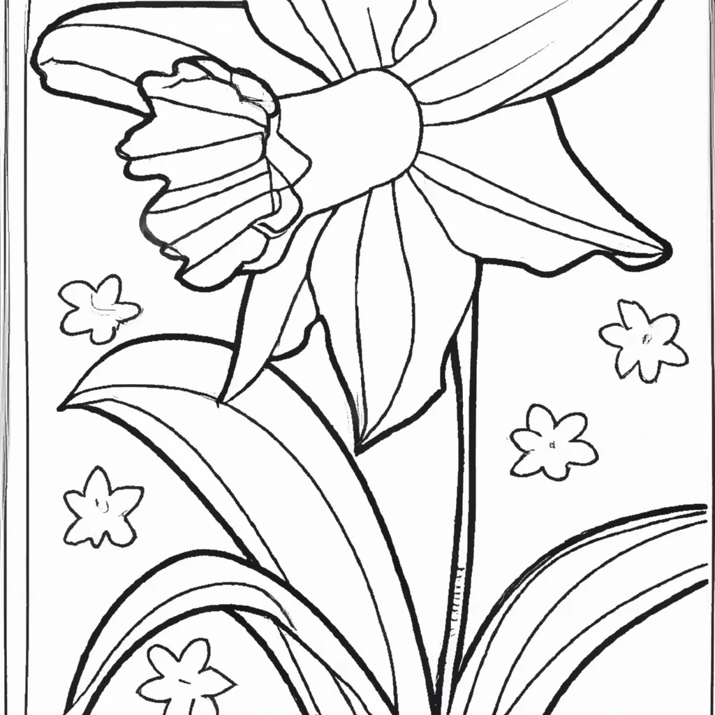 Desenho para colorir desenhos narciso