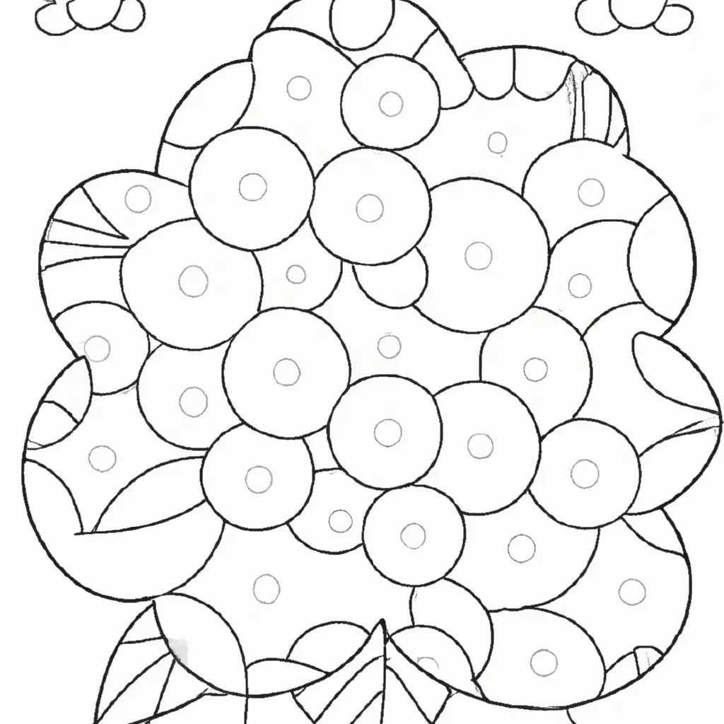 Desenho para colorir desenhos nuvem