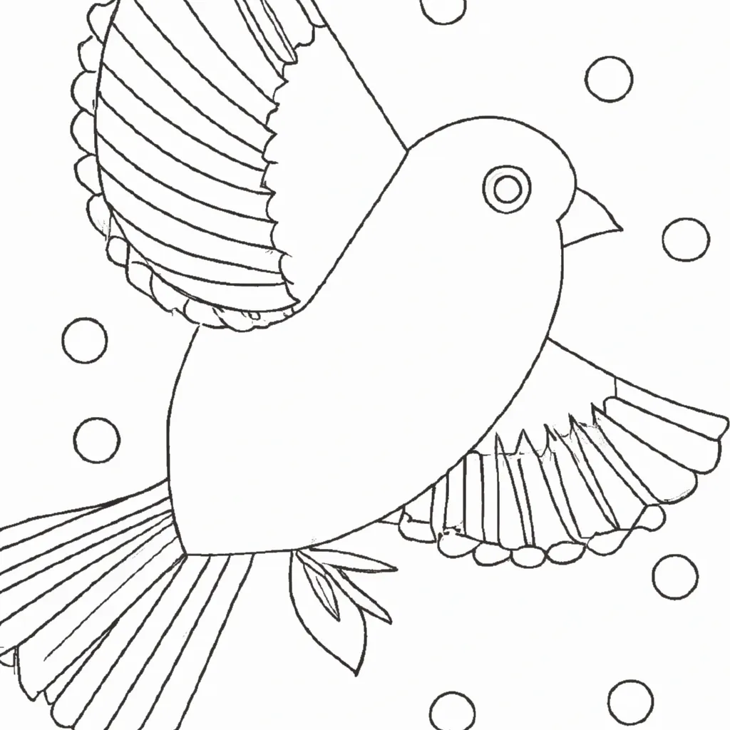 Desenho para colorir desenhos passaros 1