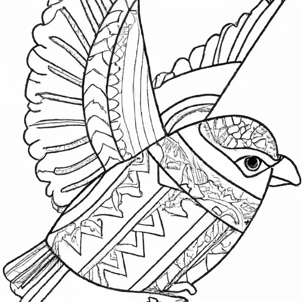 Desenho para colorir desenhos passaros