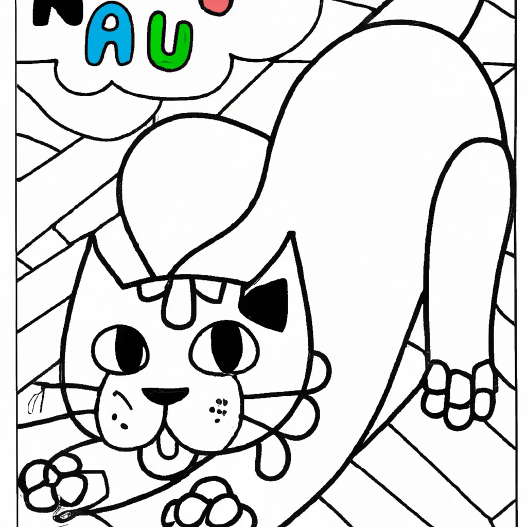 Desenho para colorir desenhos unha gato