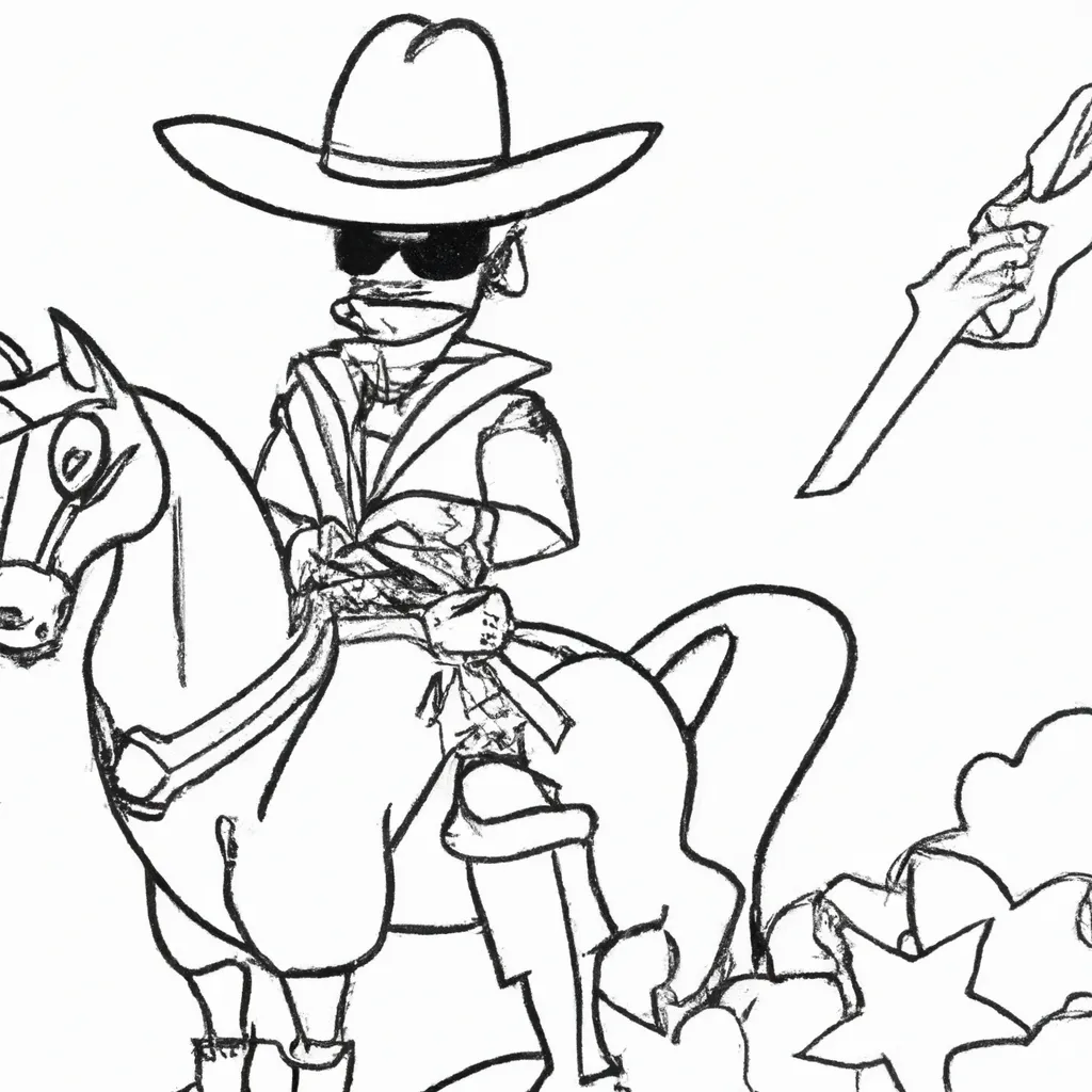Fantasie como Zorro: Desenho para Colorir e Divertir! Desenho para colorir desenhos zorro animacao aventura