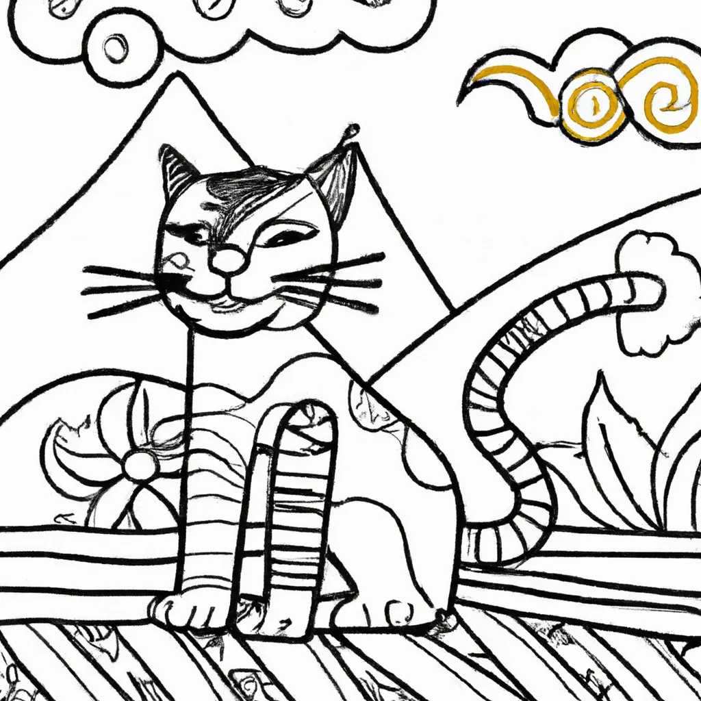 Aprenda a Colorir o Gato-Montês: Desenho Divertido para Todos! Desenho para colorir gato monte desenhos