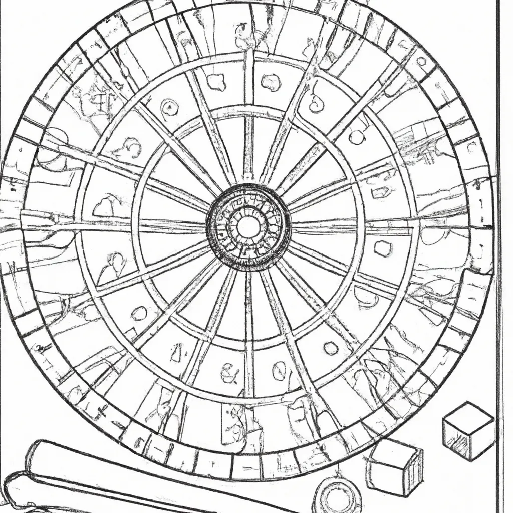 Desenho para colorir roleta desenhos sorteio jogos azar