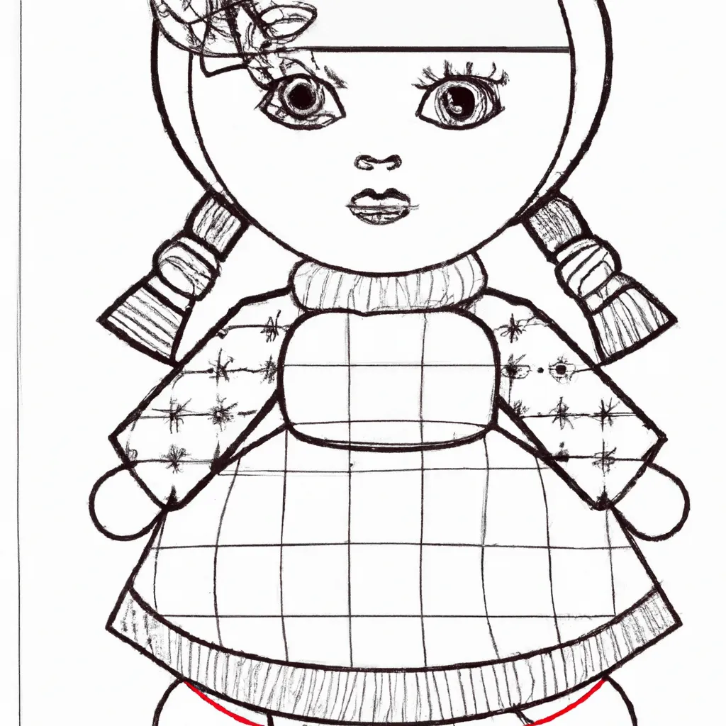 Desenho para criancas de boneca desenhos artisticos criativos