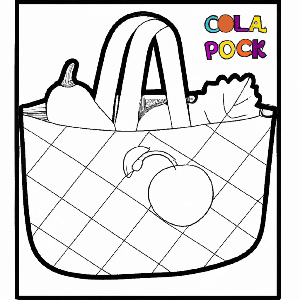 Desenho para criancas de desenhar sacolas diy