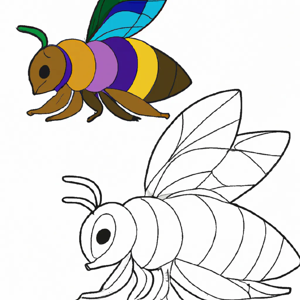 Desenho para criancas de desenho abelha melifera