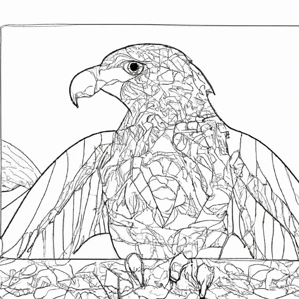 Colorindo um Águia-Real: Desafio de Desenho para Crianças! Desenho para criancas de desenho aguia real