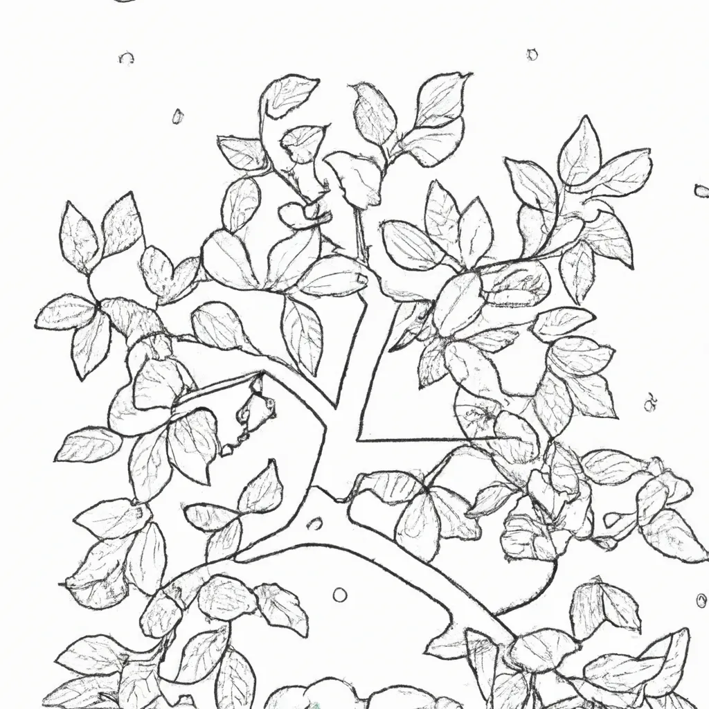 Desenho para criancas de desenho arvore pessego