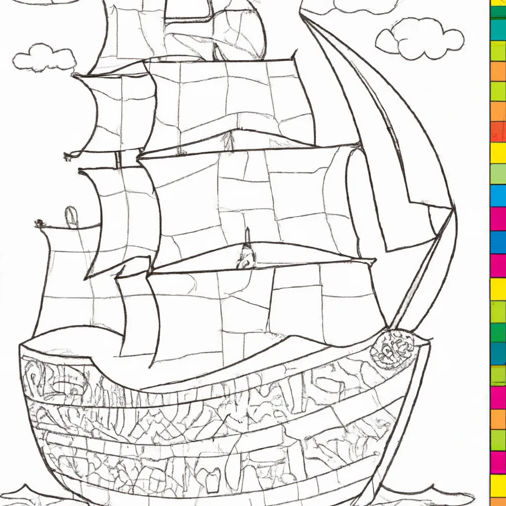 Desenho para criancas de desenho barco mar aventura navio