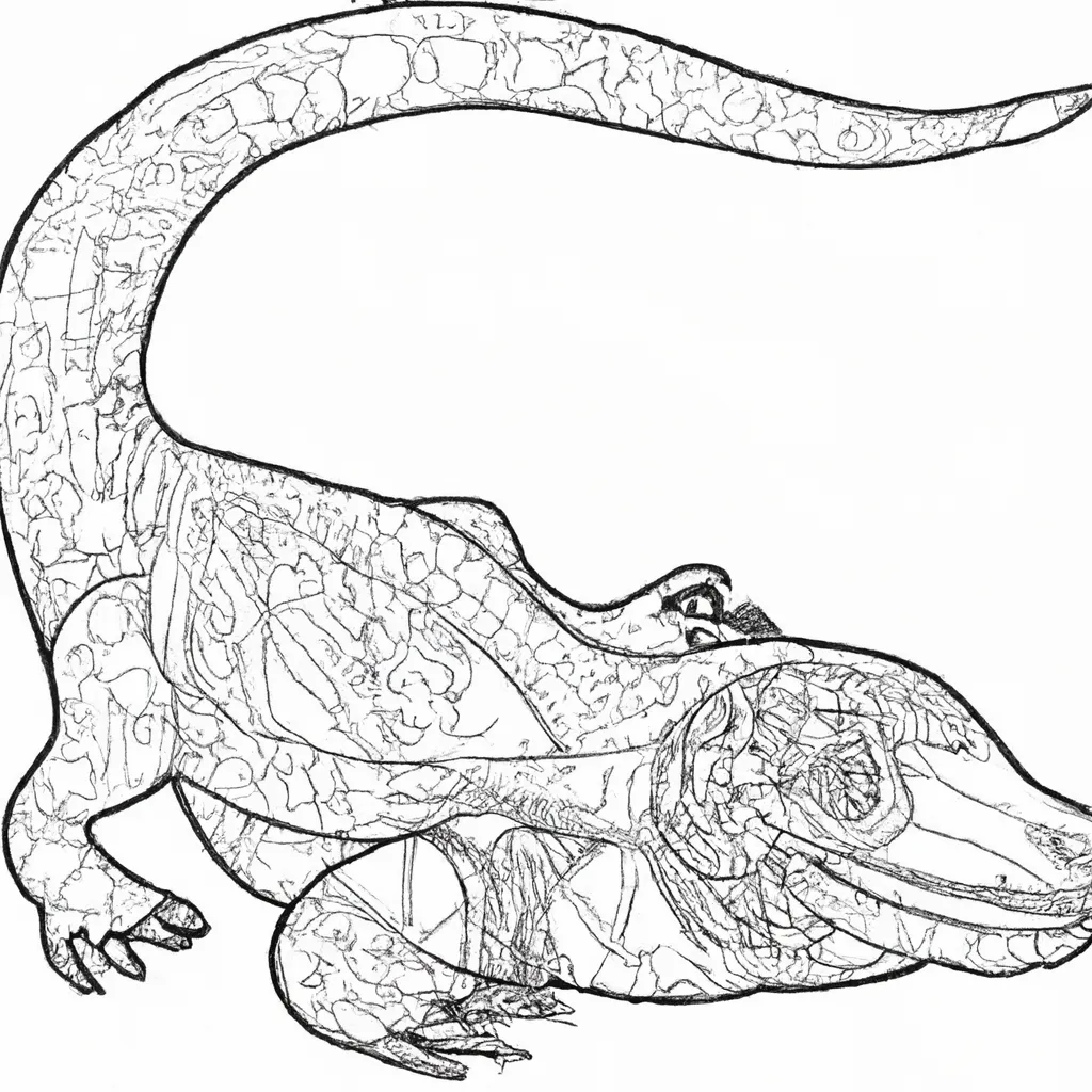 Desenho para criancas de desenho dragao komodo