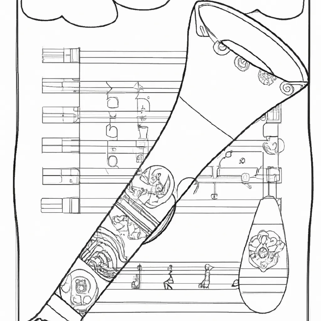 Gaita Colorida: Desenhe e Divirta-se com a Sua Própria Gaita! Desenho para criancas de desenho gaita pt br