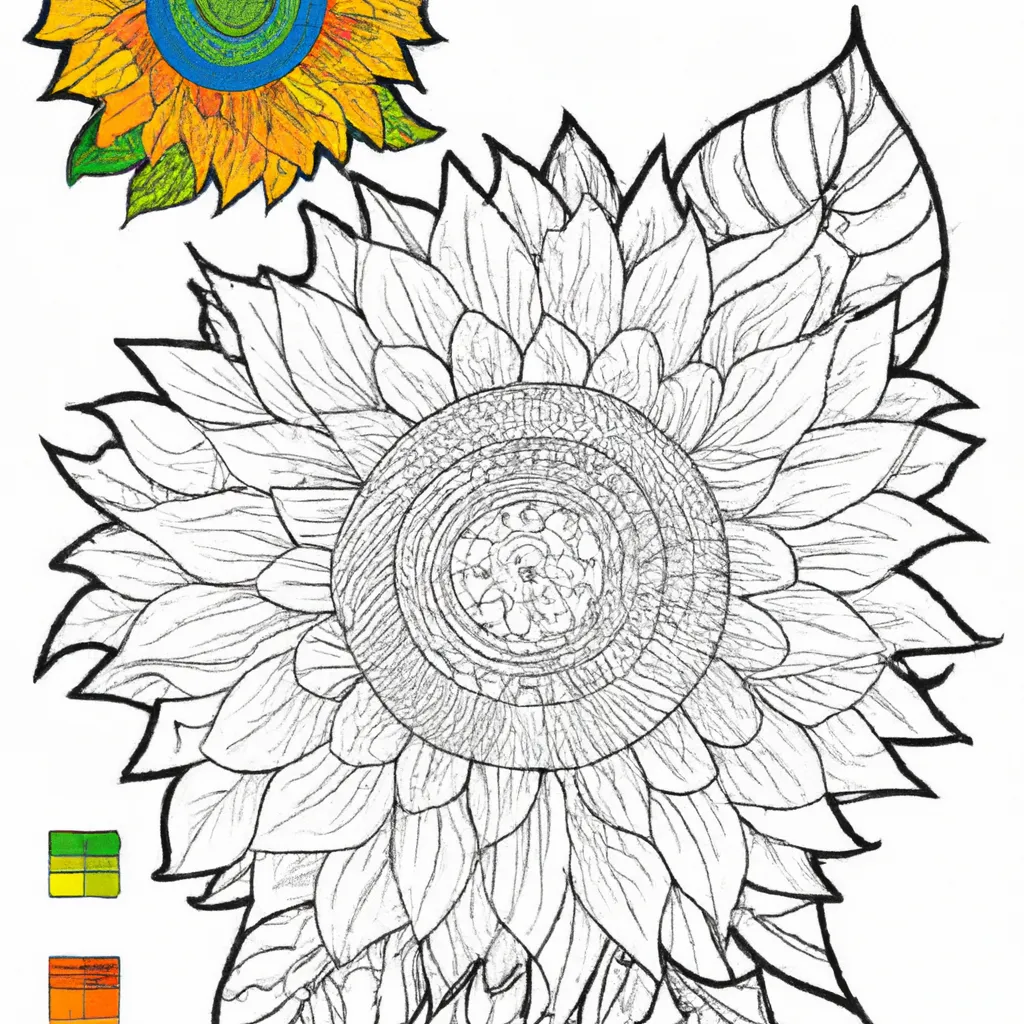 Desenho para criancas de desenho girassol flor sol natureza
