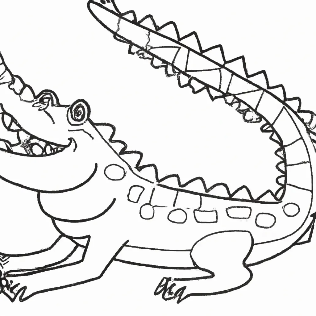 Desenho para criancas de desenho jacare pt br