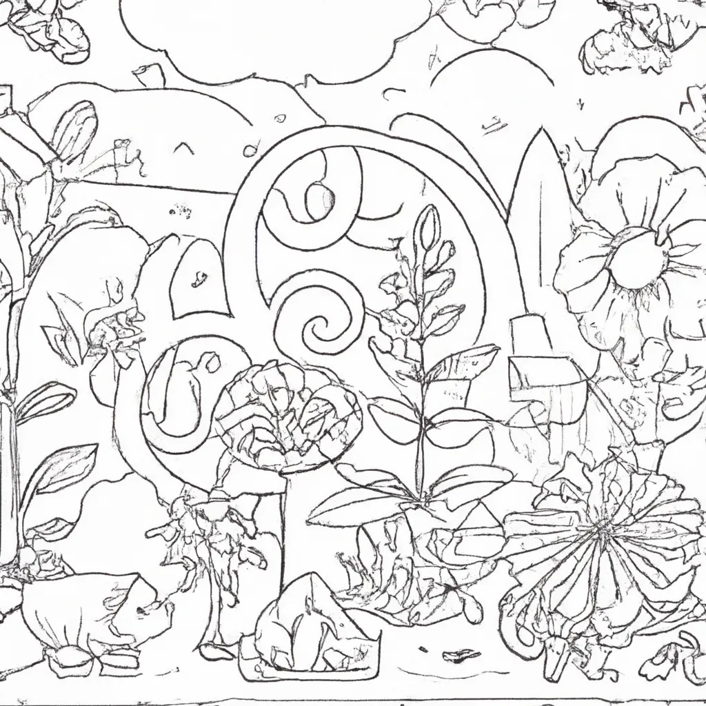 Desenho para criancas de desenho jardim ideias criativas decorar