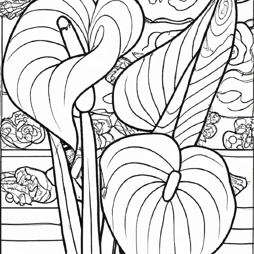 Desenho para criancas de desenho lirio paz