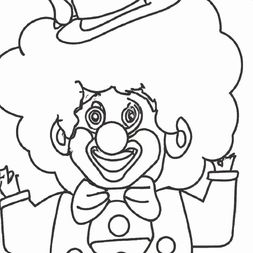 Desenho para criancas de desenho palhaco