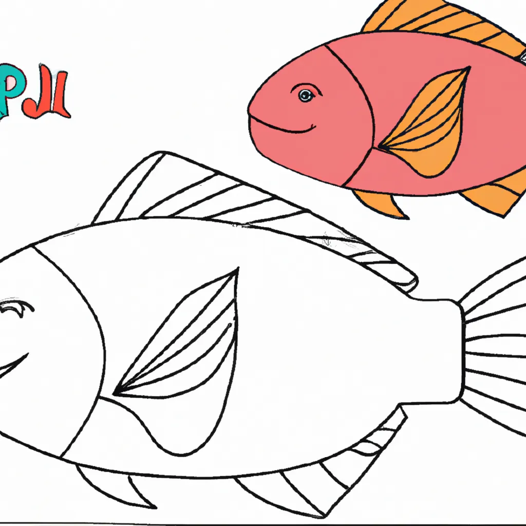 Desenho para criancas de desenho peixe cirurgiao