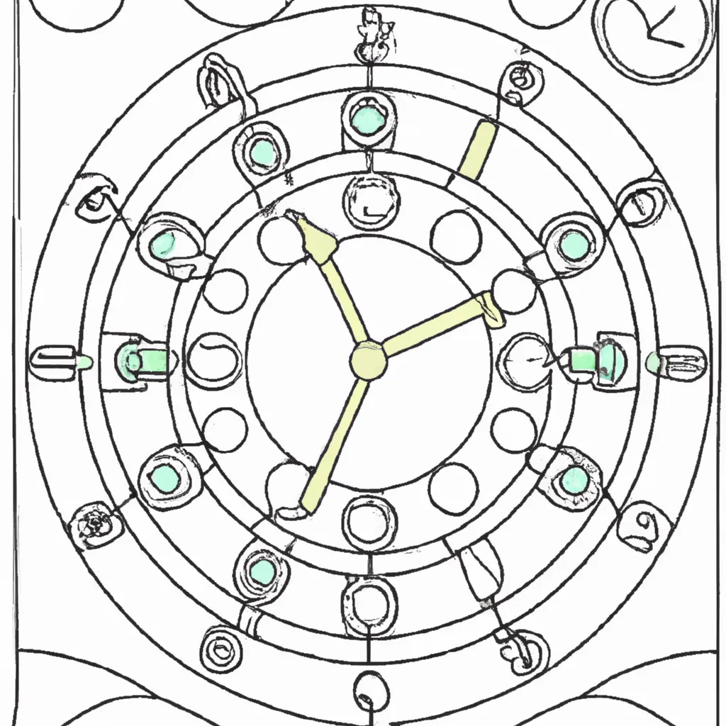 Desenho para criancas de desenho relogio arte hora tempo