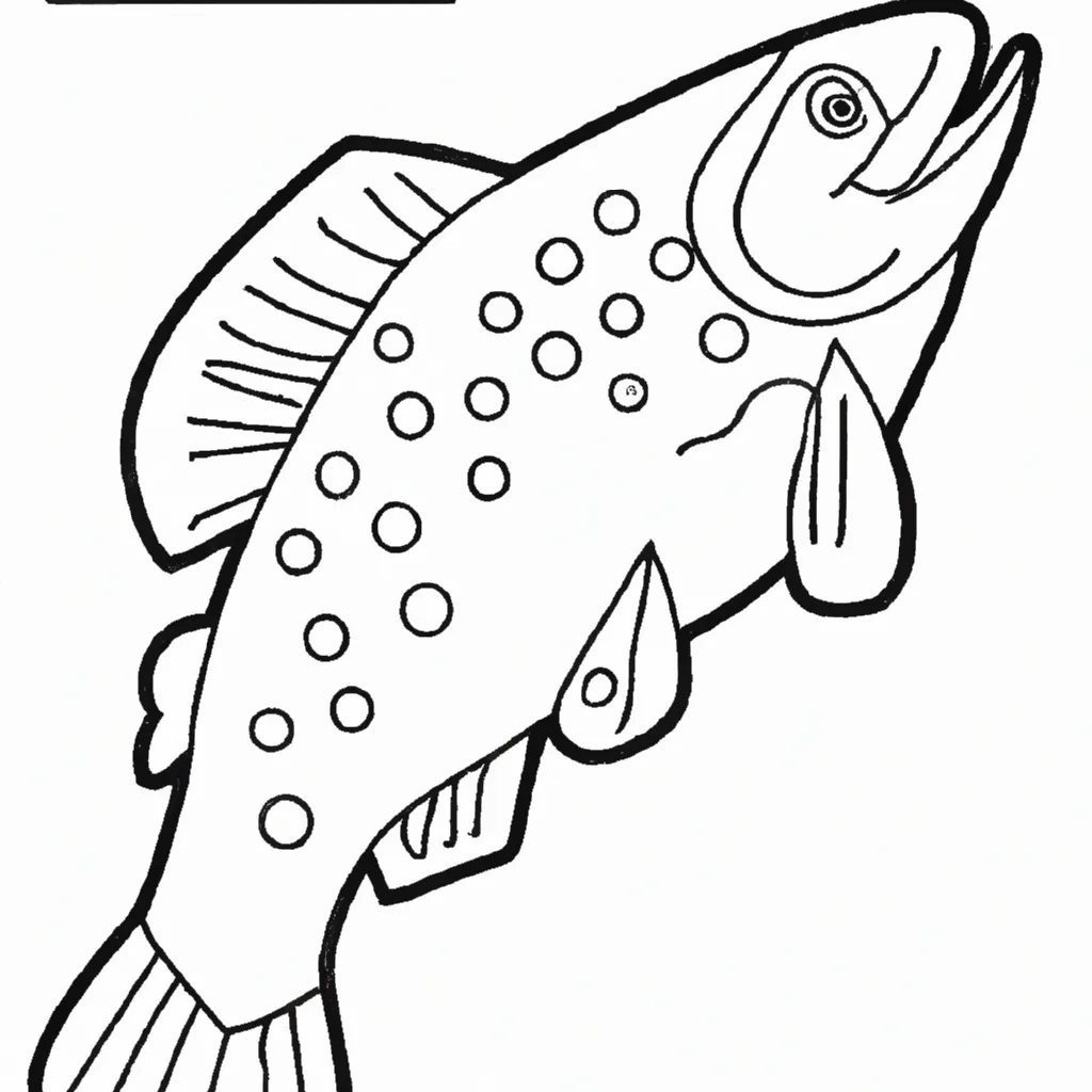 Desenho para criancas de desenho salmao
