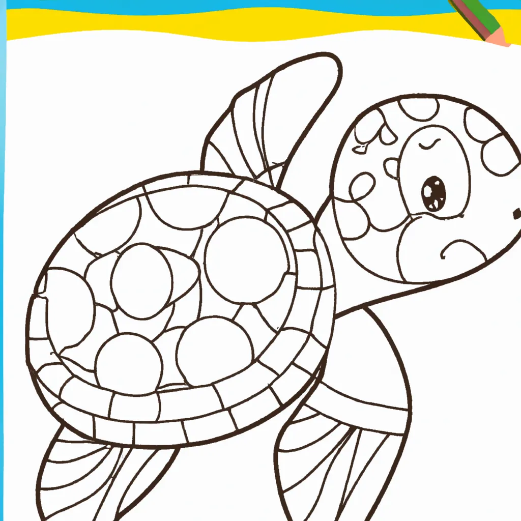 Desenho para criancas de desenho tartaruga salgada