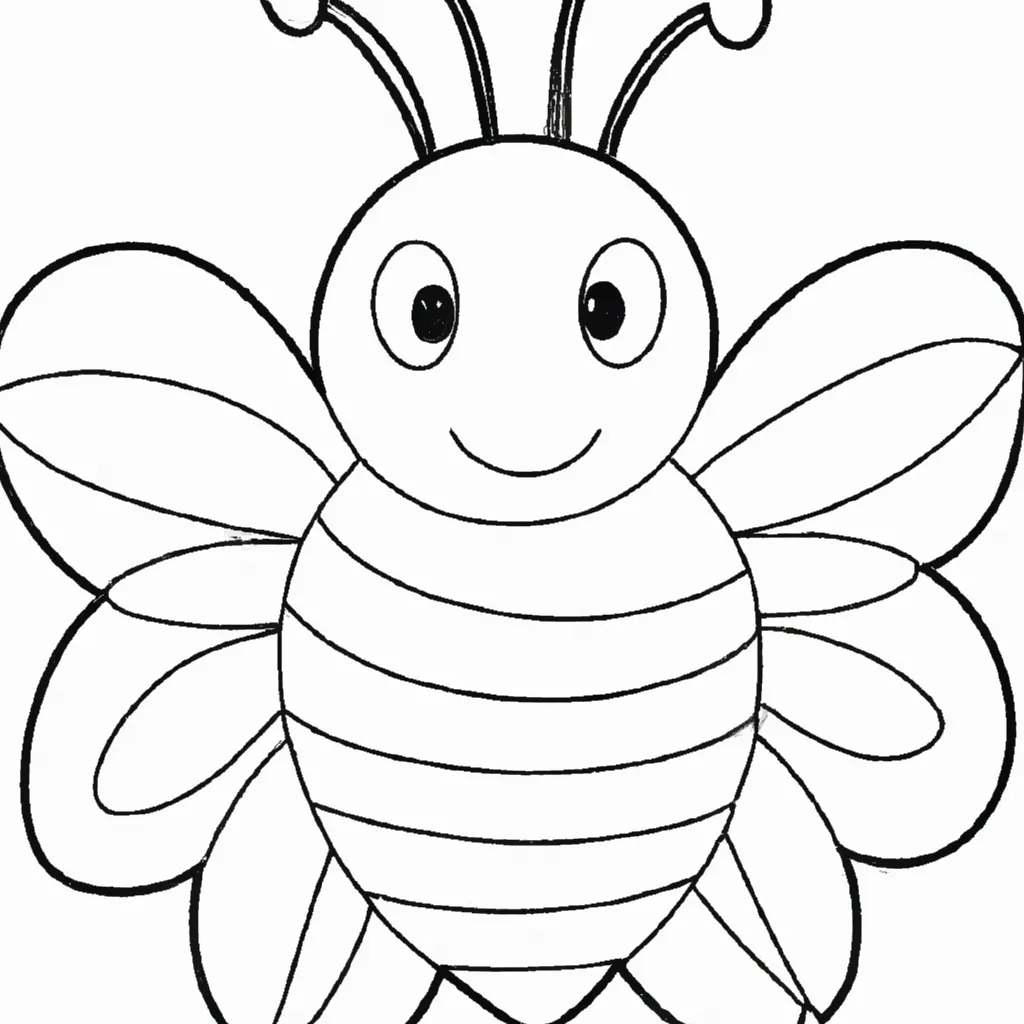 Desenho para criancas de desenhos abelha