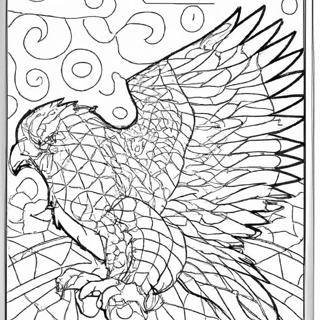 Desenho para criancas de desenhos aguia