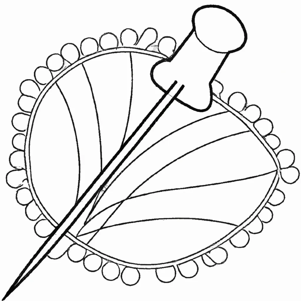 Desenho para criancas de desenhos alfinete