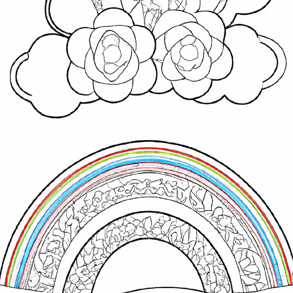 Desenho para criancas de desenhos arco iris 1