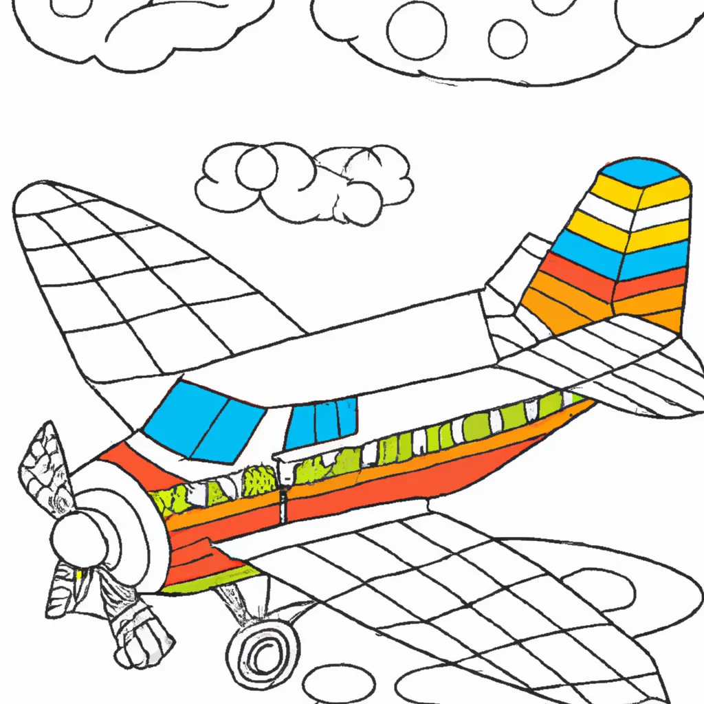 Desenho para criancas de desenhos aviao 1