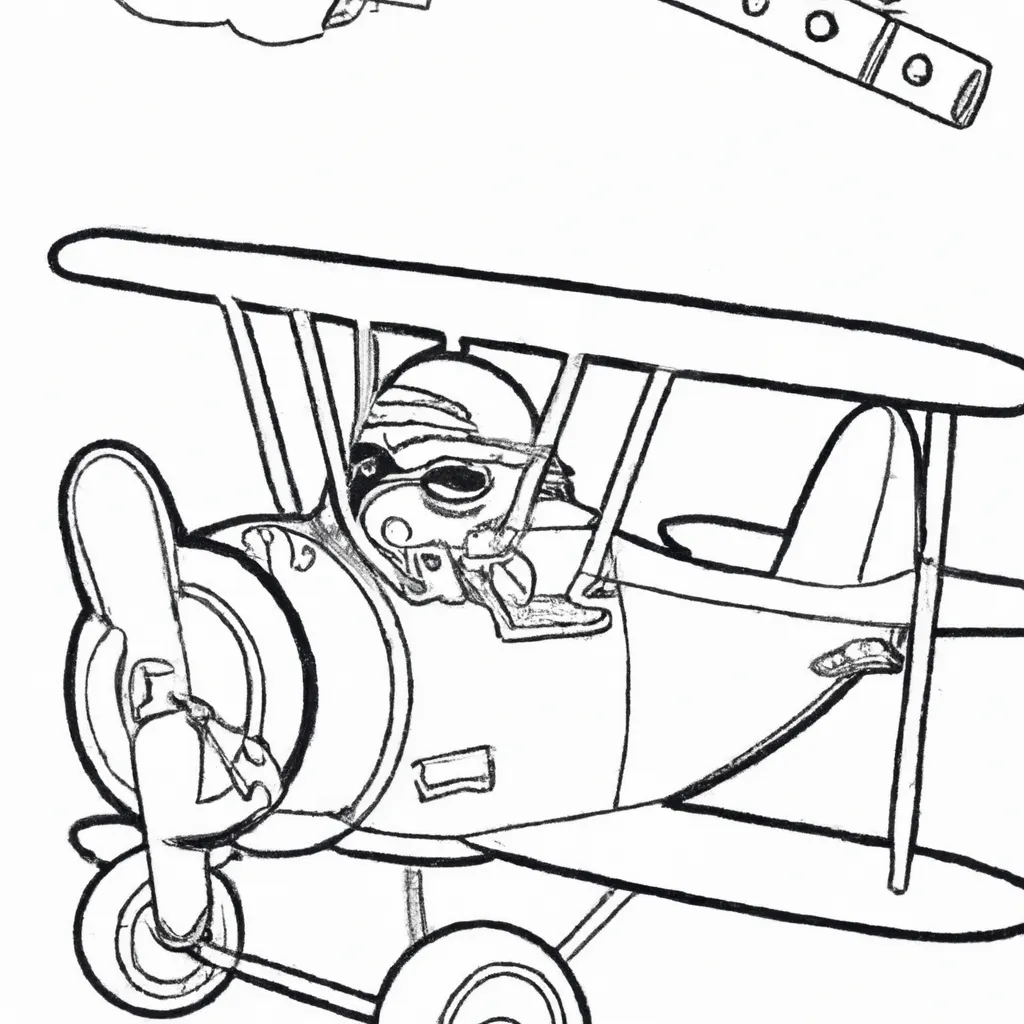 Desenho para criancas de desenhos aviao