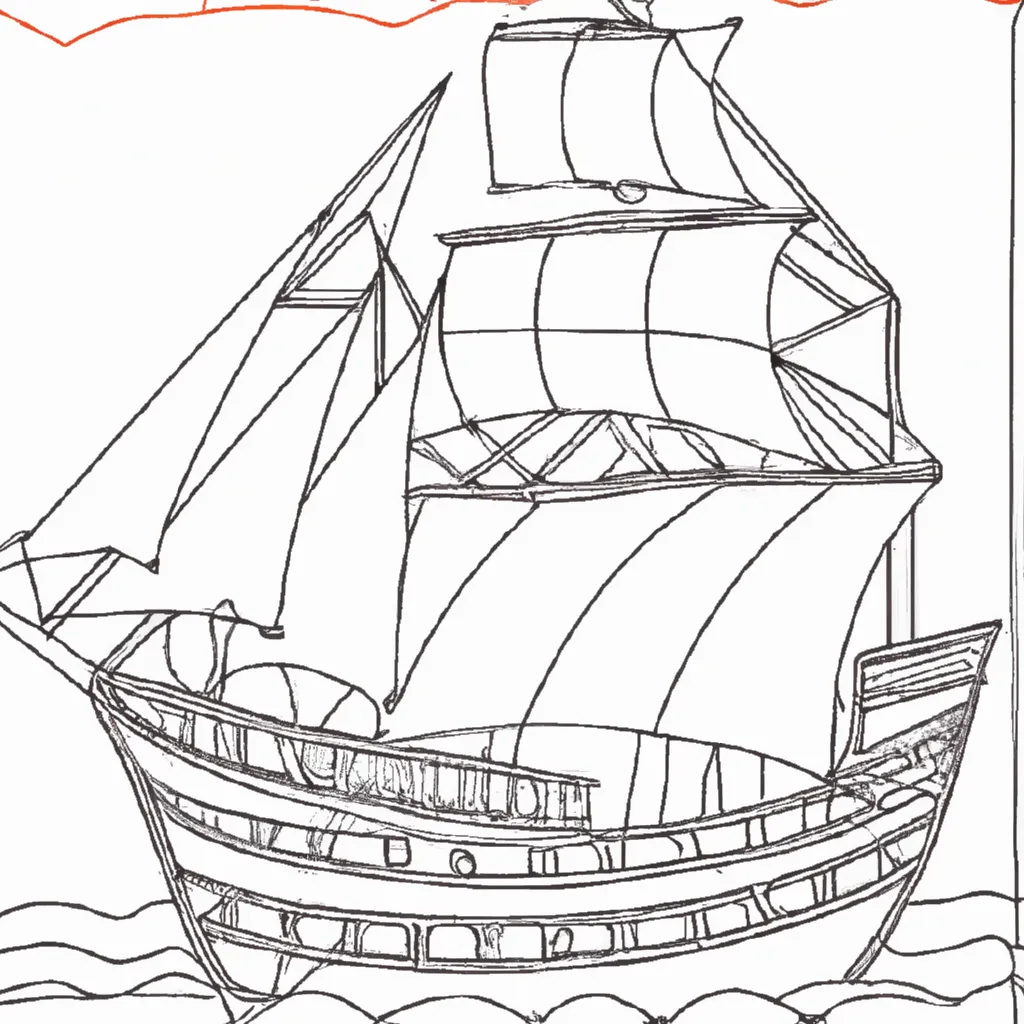 Desenho para criancas de desenhos barco