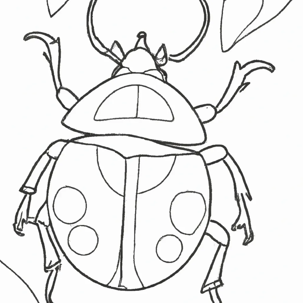 Desenho para criancas de desenhos besouro arte grafica