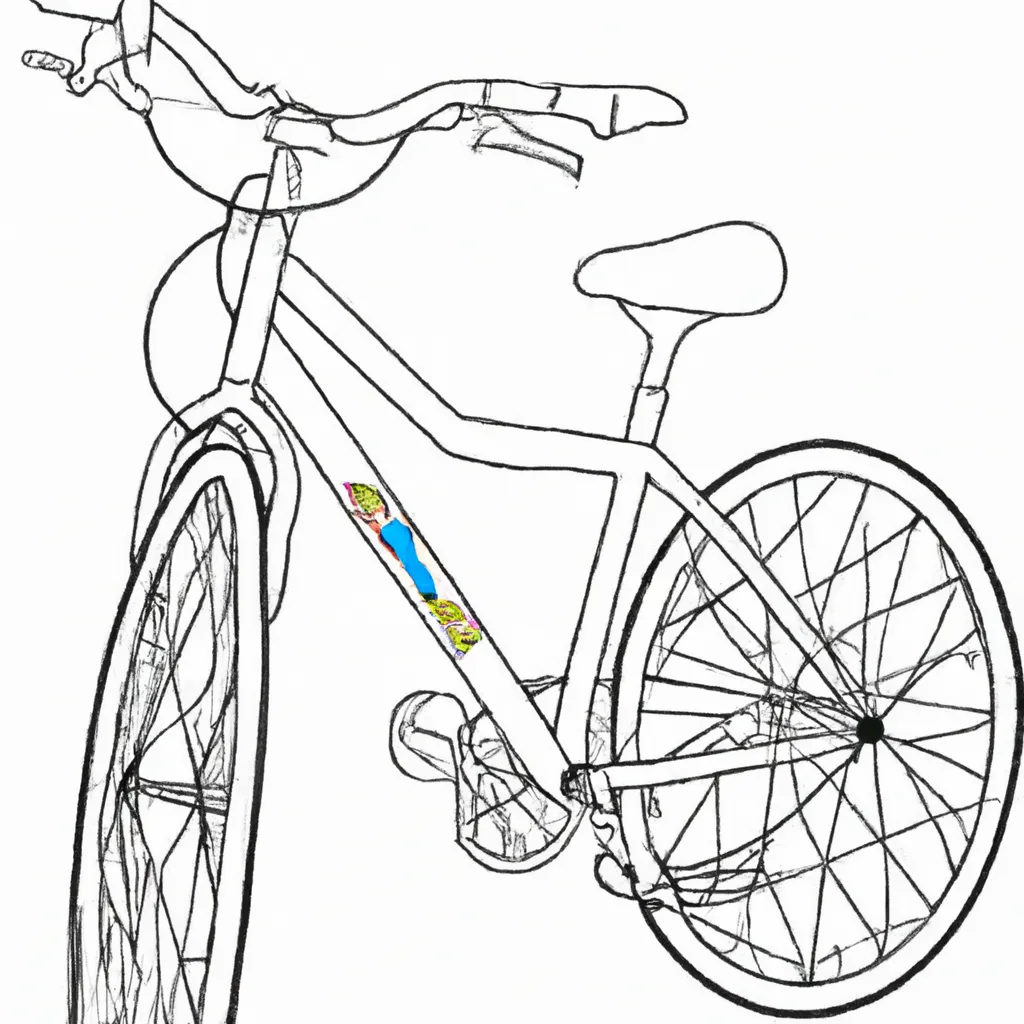 Desenho para criancas de desenhos bicicleta 1