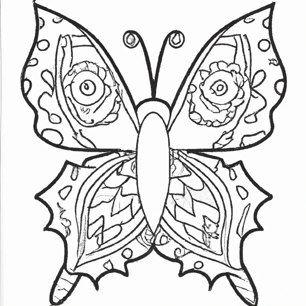 Desenho para criancas de desenhos borboleta fogo