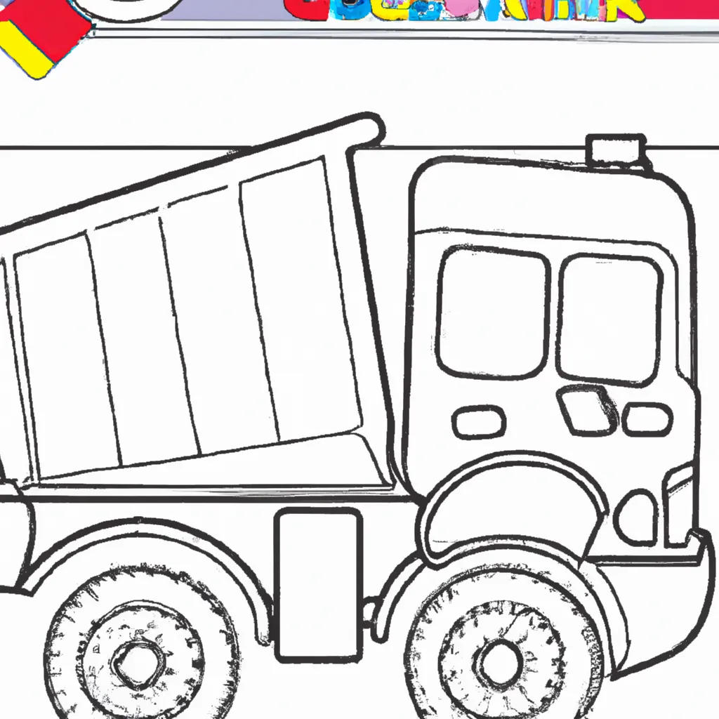 Desenho para criancas de desenhos caminhao