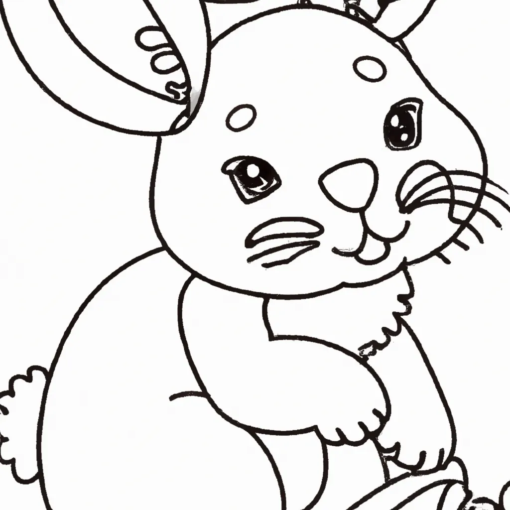 Desenho para criancas de desenhos coelho 1