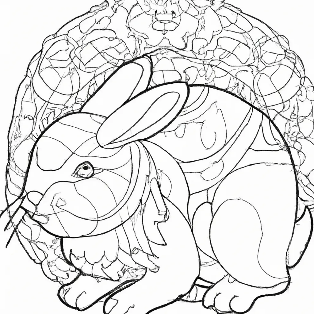 Desenho para criancas de desenhos coelho