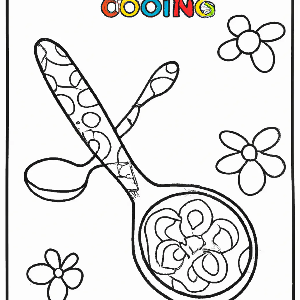 Desenho para criancas de desenhos colher arte infantil