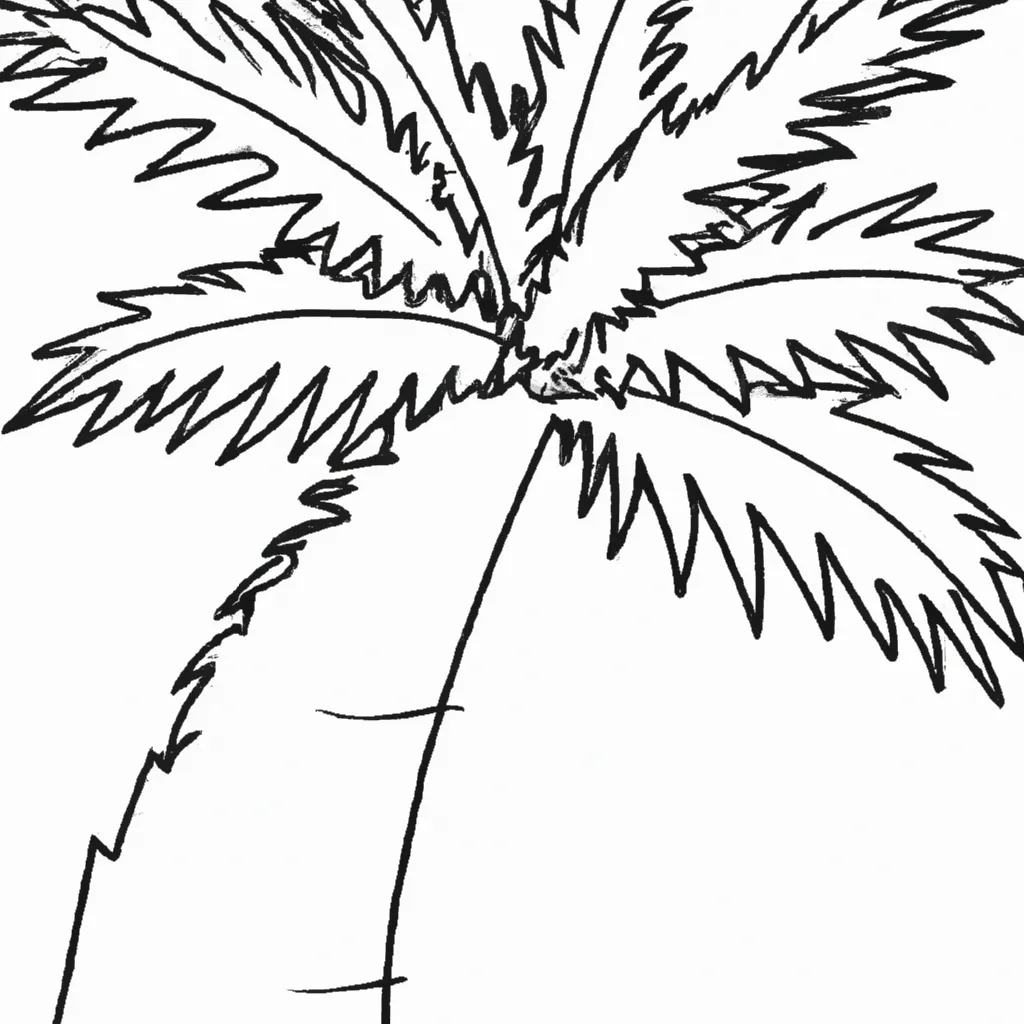 Desenho para criancas de desenhos coqueiro