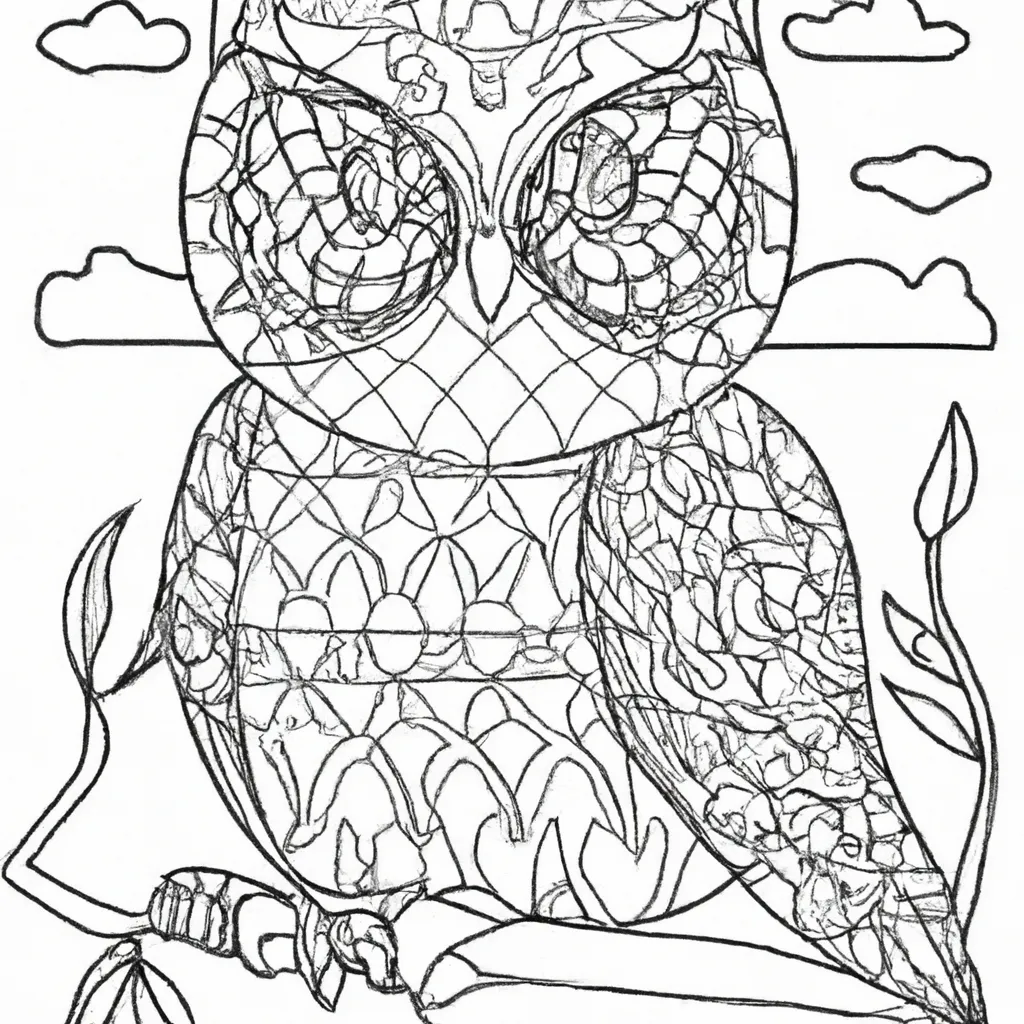 Desenho para criancas de desenhos coruja ilustracoes fofas inspiradoras