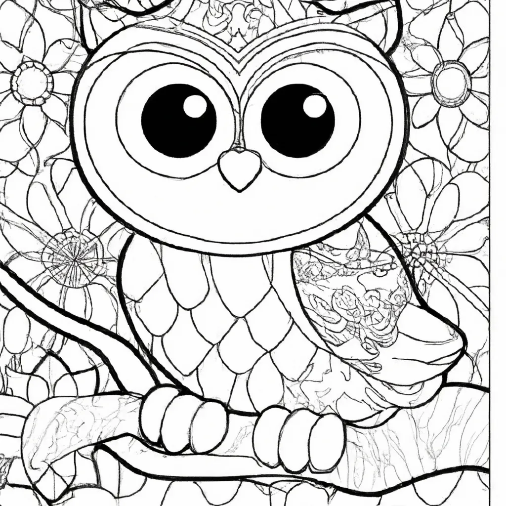 Desenho para criancas de desenhos corujinha