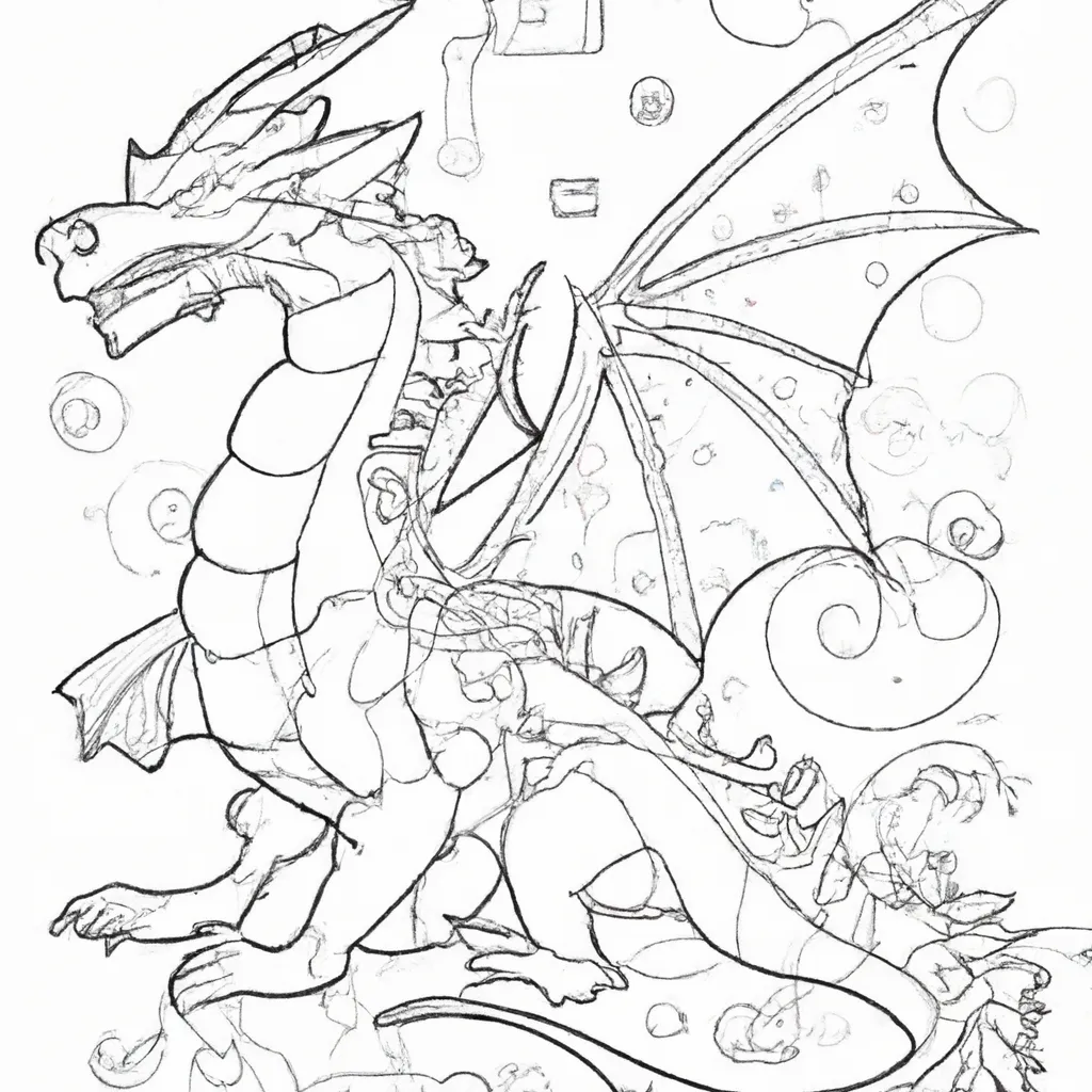 Desenho para criancas de desenhos dragao