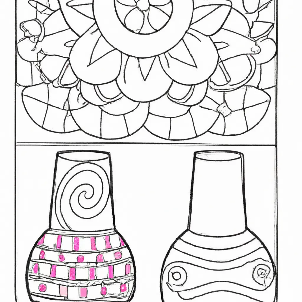 Desenho para criancas de desenhos esmaltes unhas decoradas