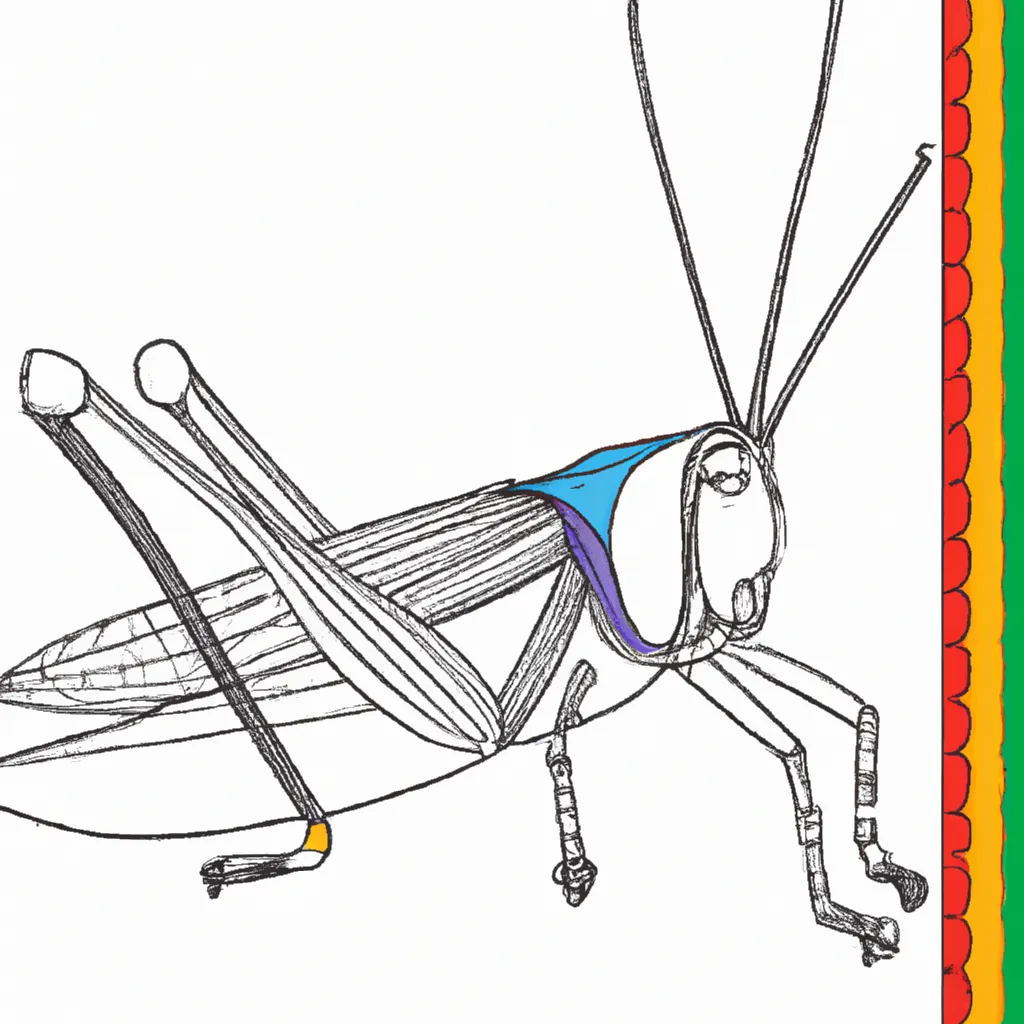 Desenho para criancas de desenhos gafanhoto ilustracoes
