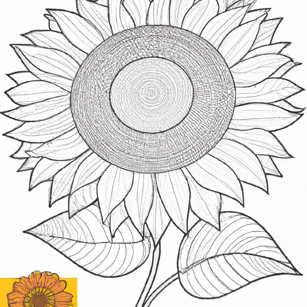 Desenho para criancas de desenhos girassol flor sol