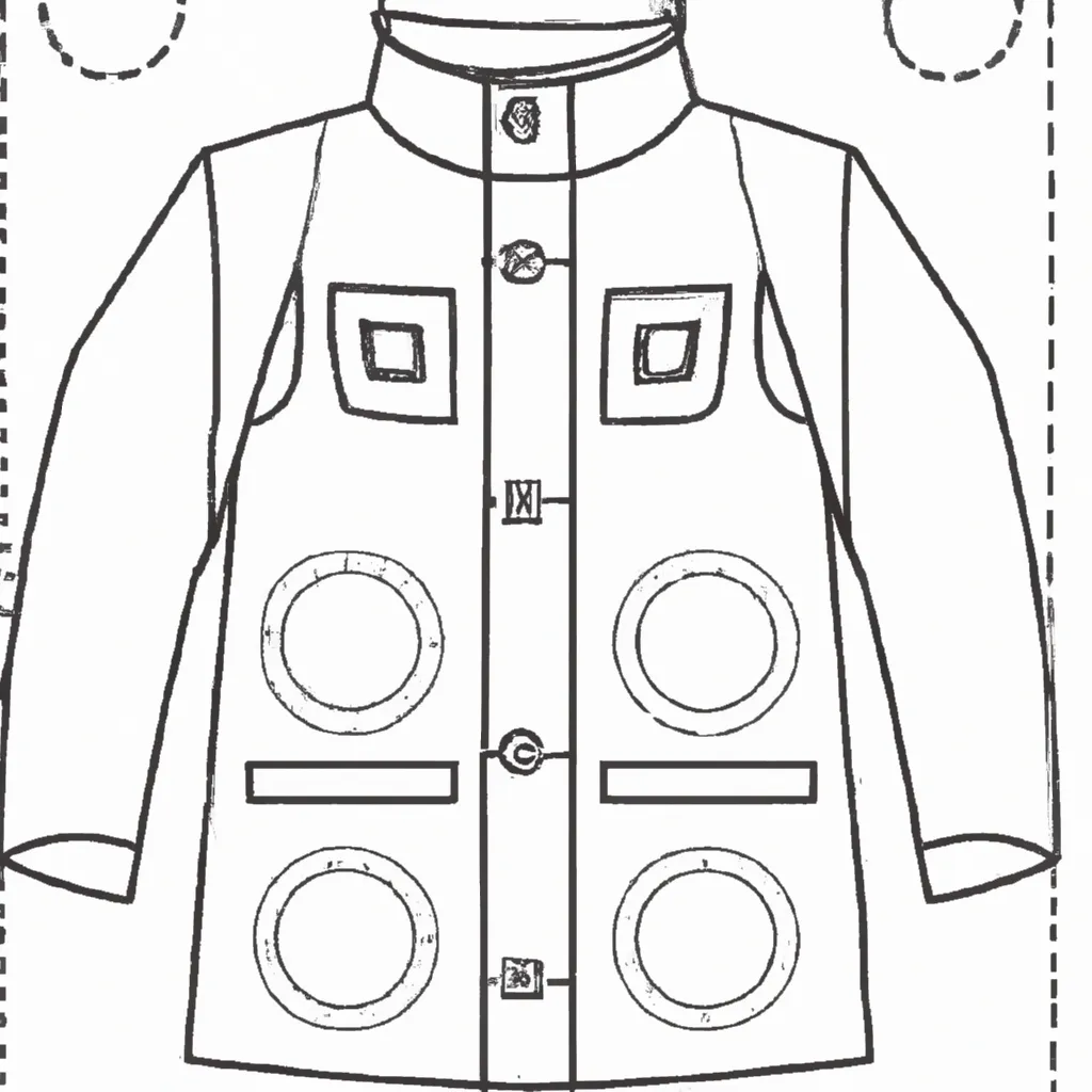 Desenho para criancas de desenhos jaqueta