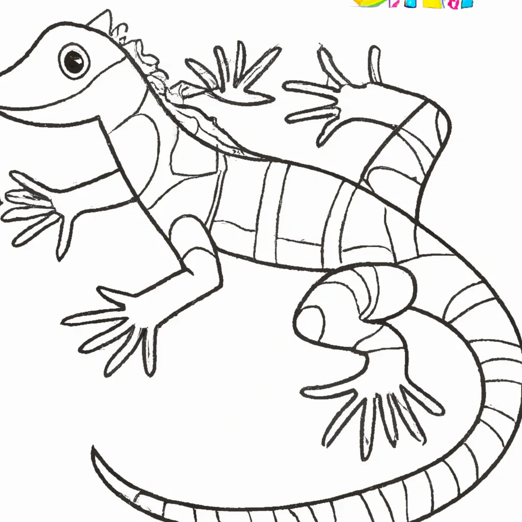 Desenho para criancas de desenhos lagarto