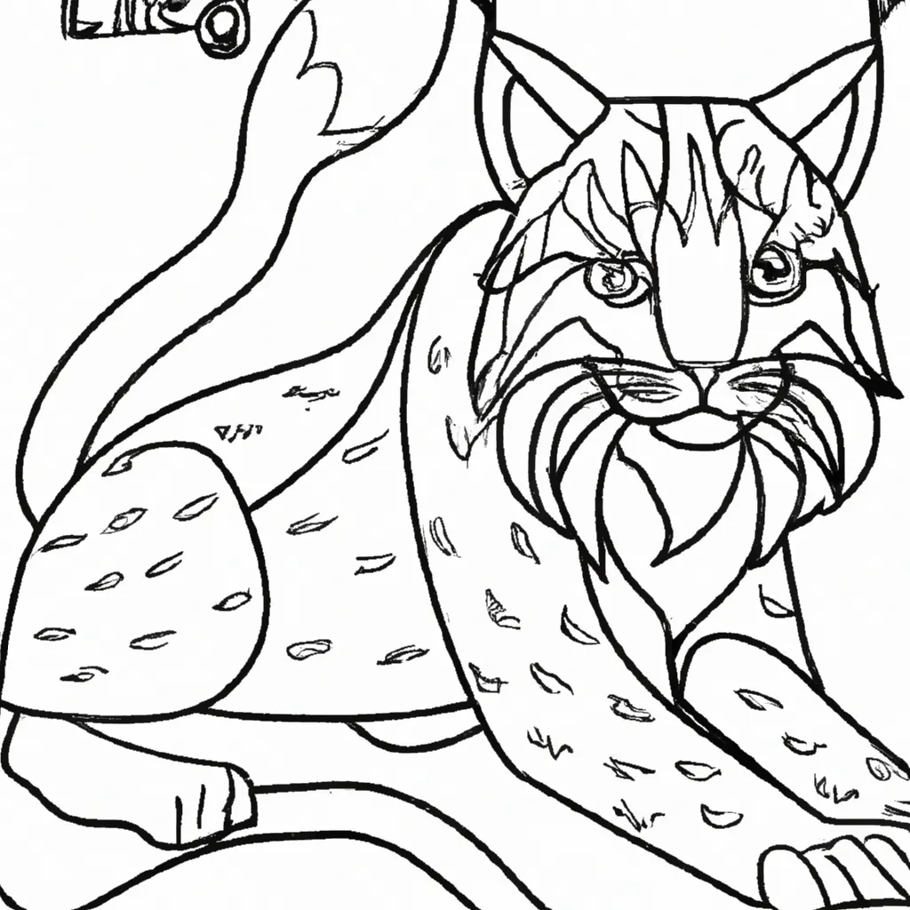 Desenho para criancas de desenhos lince arte bichos fofos